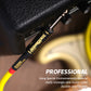 Uncle Crazy Guitar Cable, 24 AWG Electric Instrument Cable, Amp Cord for Guitar Bass Amplifier, Straight-Straight Angle, ¼ Inch (6.35mm) Connectors (CC Yellow)